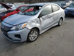 Salvage cars for sale at Assonet, MA auction: 2021 Mitsubishi Mirage G4 ES