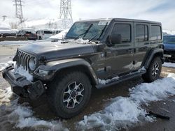 Salvage cars for sale from Copart Littleton, CO: 2021 Jeep Wrangler Unlimited Sahara 4XE