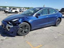 Salvage cars for sale at Grand Prairie, TX auction: 2019 Tesla Model 3