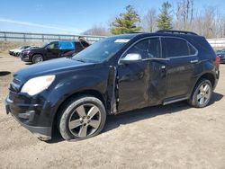 Salvage cars for sale from Copart Davison, MI: 2014 Chevrolet Equinox LT