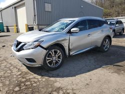 Salvage cars for sale at West Mifflin, PA auction: 2016 Nissan Murano S