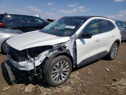 Vehiculos salvage en venta de Copart Elgin, IL: 2022 Ford Escape Titanium