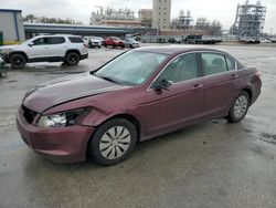 Salvage cars for sale at New Orleans, LA auction: 2010 Honda Accord LX