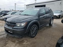 Salvage cars for sale from Copart Chicago Heights, IL: 2018 Dodge Journey SE