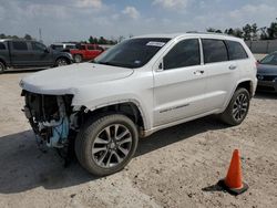 Jeep Grand Cherokee Overland salvage cars for sale: 2018 Jeep Grand Cherokee Overland