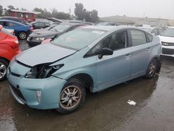 Salvage cars for sale from Copart Martinez, CA: 2013 Toyota Prius