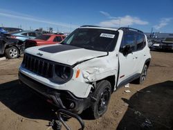 Jeep Renegade salvage cars for sale: 2019 Jeep Renegade Trailhawk