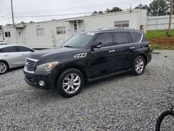 Salvage cars for sale from Copart Fairburn, GA: 2012 Infiniti QX56