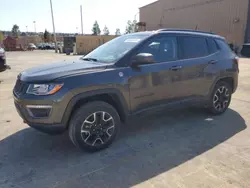 Jeep Compass salvage cars for sale: 2021 Jeep Compass Trailhawk