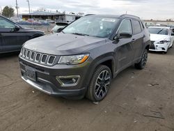 Jeep salvage cars for sale: 2018 Jeep Compass Limited