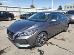 Salvage cars for sale at Littleton, CO auction: 2022 Nissan Sentra SV