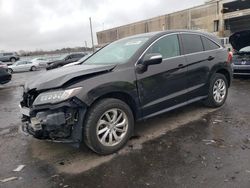 Salvage cars for sale from Copart Fredericksburg, VA: 2017 Acura RDX Technology