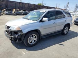 Acura MDX salvage cars for sale: 2002 Acura MDX Touring