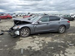 Salvage cars for sale at Martinez, CA auction: 2015 Infiniti Q50 Base