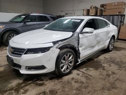 Chevrolet Impala LT salvage cars for sale: 2016 Chevrolet Impala LT