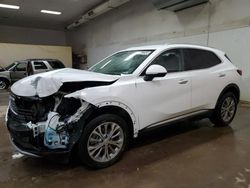 Salvage cars for sale from Copart Davison, MI: 2022 Buick Envision Preferred