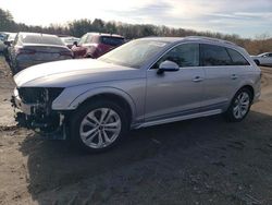 Salvage cars for sale from Copart Finksburg, MD: 2022 Audi A4 Allroad Prestige