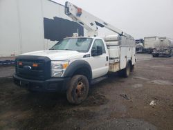 Salvage trucks for sale at Woodhaven, MI auction: 2015 Ford F450 Super Duty