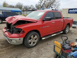 Salvage cars for sale at Wichita, KS auction: 2012 Dodge RAM 1500 SLT