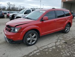 Salvage cars for sale at Fort Wayne, IN auction: 2017 Dodge Journey Crossroad