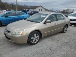 Salvage cars for sale from Copart York Haven, PA: 2003 Honda Accord EX