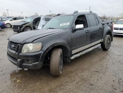 Salvage cars for sale at Indianapolis, IN auction: 2007 Ford Explorer Sport Trac Limited