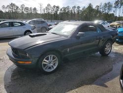 Salvage cars for sale at Harleyville, SC auction: 2007 Ford Mustang