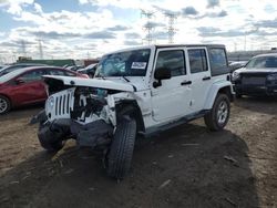 Salvage cars for sale from Copart Elgin, IL: 2013 Jeep Wrangler Unlimited Sahara