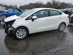 Salvage cars for sale from Copart Assonet, MA: 2016 KIA Rio LX