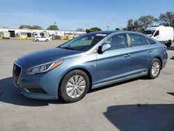 Salvage cars for sale at Sacramento, CA auction: 2016 Hyundai Sonata Hybrid