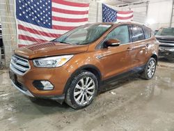 Salvage cars for sale from Copart Columbia, MO: 2017 Ford Escape Titanium