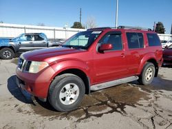 Nissan salvage cars for sale: 2006 Nissan Pathfinder LE