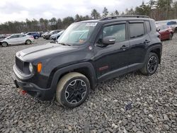 Salvage cars for sale at Windham, ME auction: 2016 Jeep Renegade Trailhawk