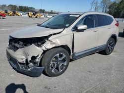 Salvage cars for sale at Dunn, NC auction: 2017 Honda CR-V Touring