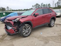Salvage cars for sale at Harleyville, SC auction: 2022 Toyota Rav4 XLE Premium