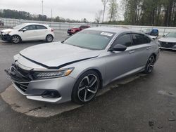 Salvage cars for sale from Copart Dunn, NC: 2021 Honda Accord Sport