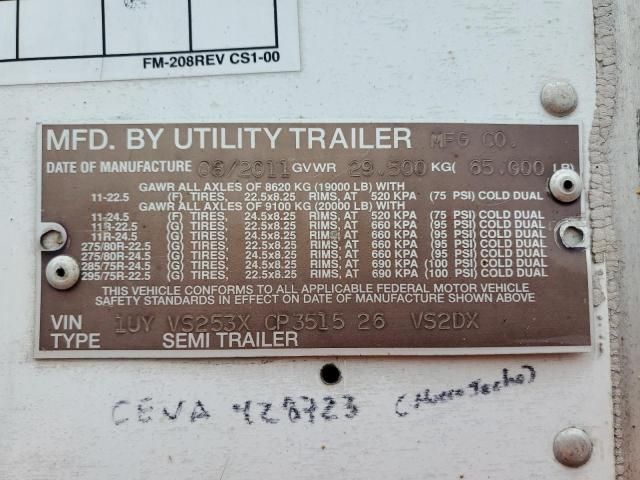 2012 Utility Trailer