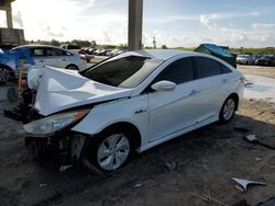 Salvage cars for sale from Copart West Palm Beach, FL: 2015 Hyundai Sonata Hybrid