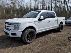 Ford salvage cars for sale: 2018 Ford F150 Supercrew