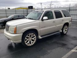 Cadillac salvage cars for sale: 2004 Cadillac Escalade Luxury