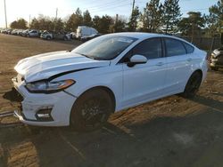 Salvage cars for sale at Denver, CO auction: 2019 Ford Fusion SE