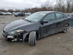 Salvage cars for sale at Ellwood City, PA auction: 2015 Dodge Dart GT