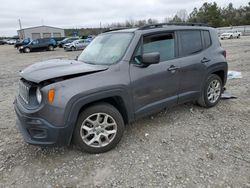 Salvage cars for sale from Copart Memphis, TN: 2017 Jeep Renegade Latitude