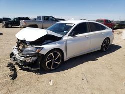 Vehiculos salvage en venta de Copart Amarillo, TX: 2021 Honda Accord Sport SE