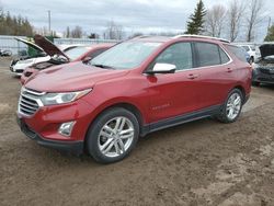 Chevrolet salvage cars for sale: 2018 Chevrolet Equinox Premier