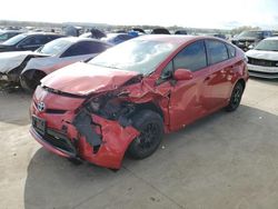 Salvage cars for sale at Grand Prairie, TX auction: 2014 Toyota Prius