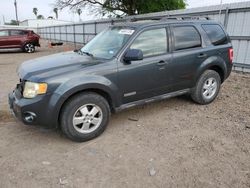 Salvage cars for sale at Mercedes, TX auction: 2008 Ford Escape XLT