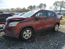 Chevrolet Trax LS salvage cars for sale: 2016 Chevrolet Trax LS