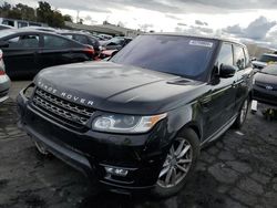 Salvage cars for sale from Copart Martinez, CA: 2016 Land Rover Range Rover Sport SE