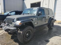 Salvage cars for sale at Savannah, GA auction: 2020 Jeep Wrangler Unlimited Sport